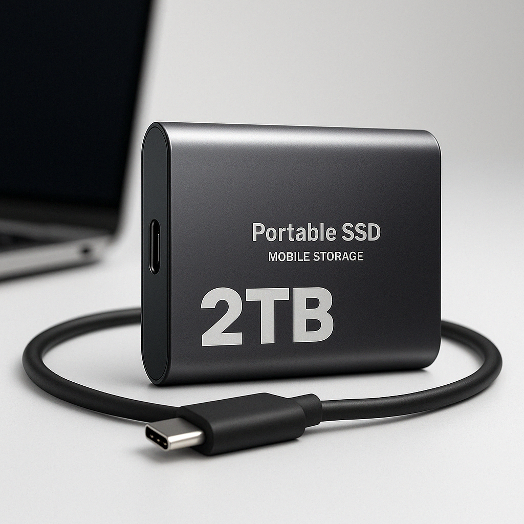 Dysk zewnętrzny SSD 2 TB USB-C przenośny