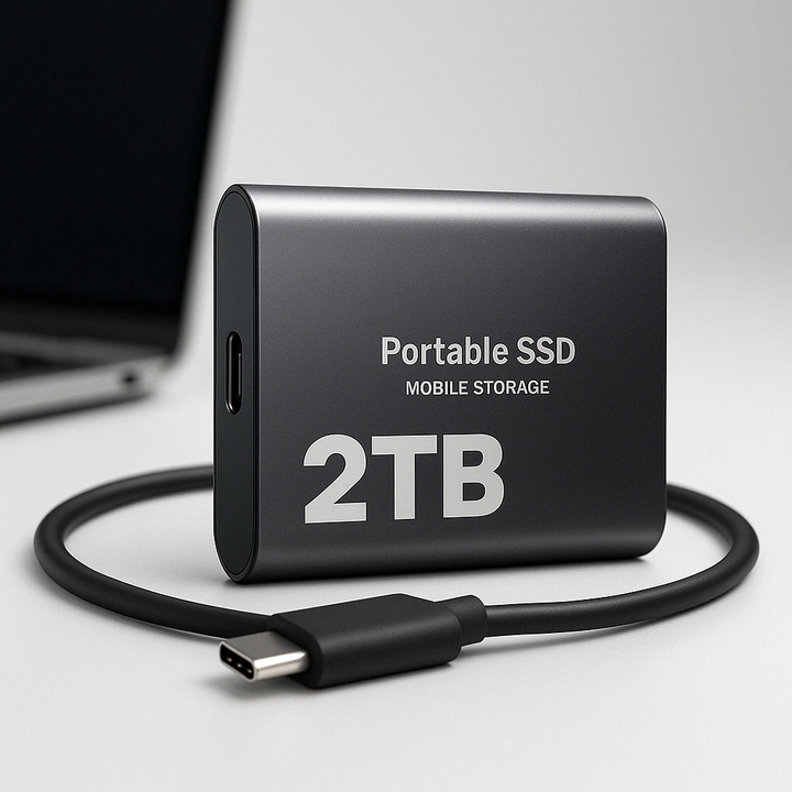 Dysk zewnętrzny SSD 2 TB USB-C przenośny