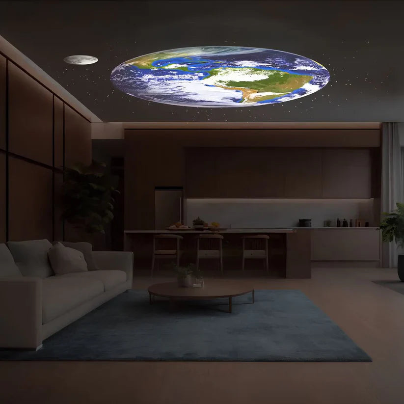 Projektor gwiazd i galaktyk planetarium lampka nocna 10 wymiennych dysków i timer do pokoju dziecięcego