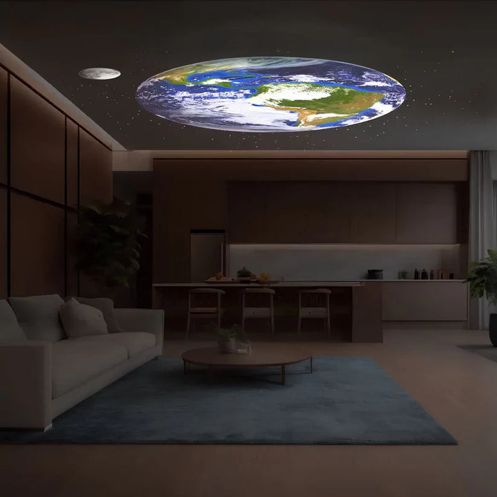 Projektor gwiazd i galaktyk planetarium lampka nocna 10 wymiennych dysków i timer do pokoju dziecięcego