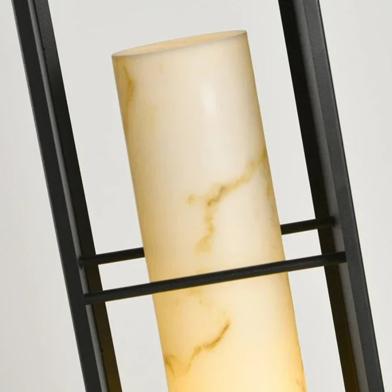 Prostokątna lampa zewnętrzna LED  W kształcie latarni solarnej