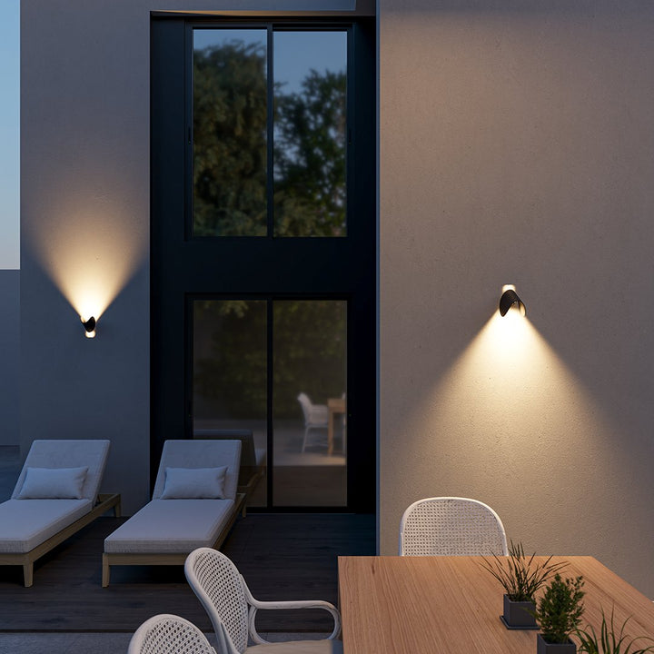 Kinkiet LED aluminiowy góra-dół do salonu i kuchni