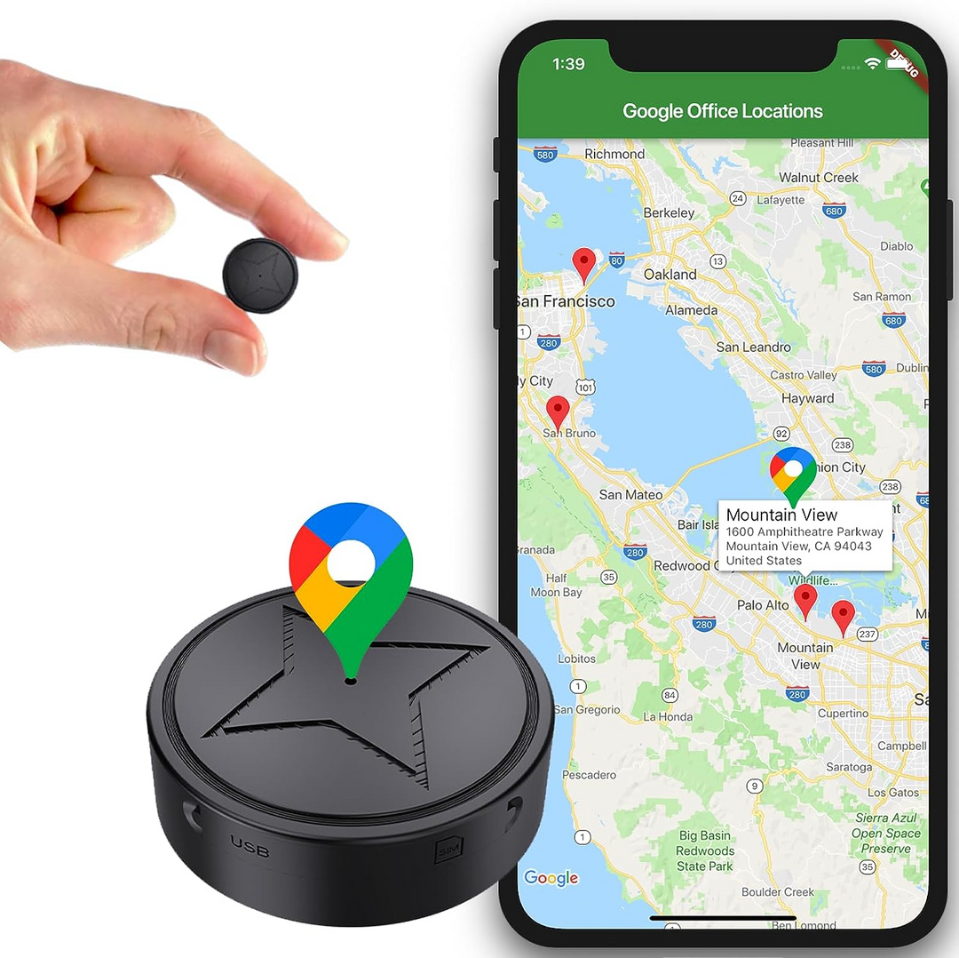 Lokalizator GPS do samochodu z mocowaniem magnetycznym