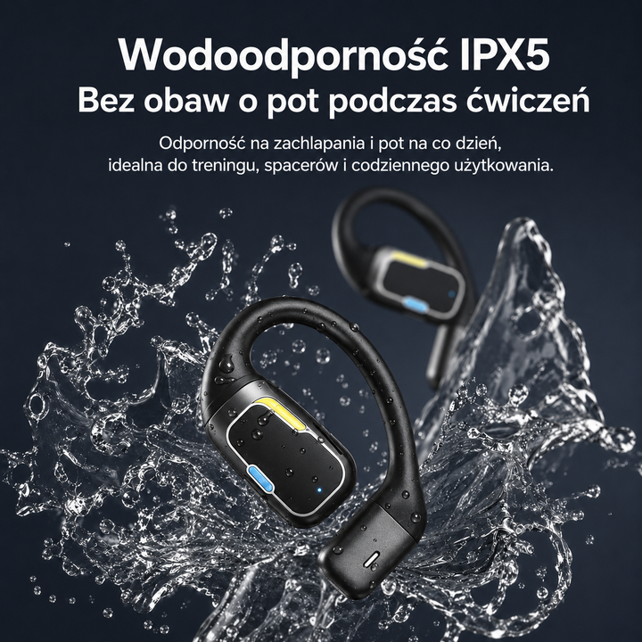 Słuchawki bezprzewodowe tłumaczące AI 30 języków Bluetooth