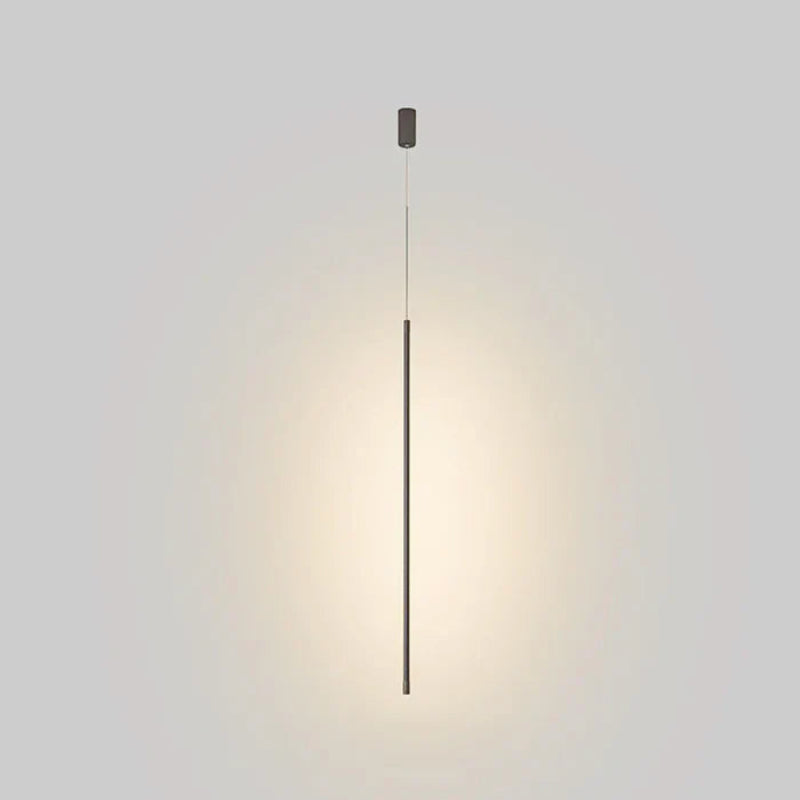 Smukła lampa wisząca LED w formie pionowej tuby