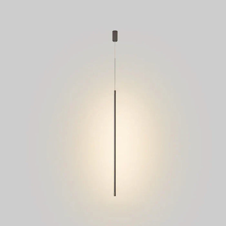 Smukła lampa wisząca LED w formie pionowej tuby