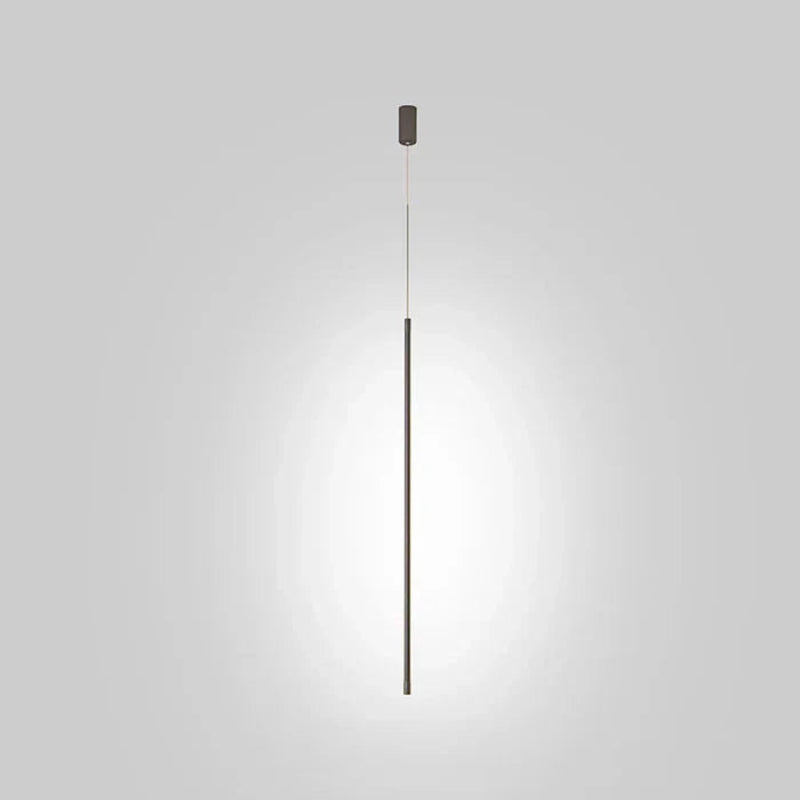 Smukła lampa wisząca LED w formie pionowej tuby