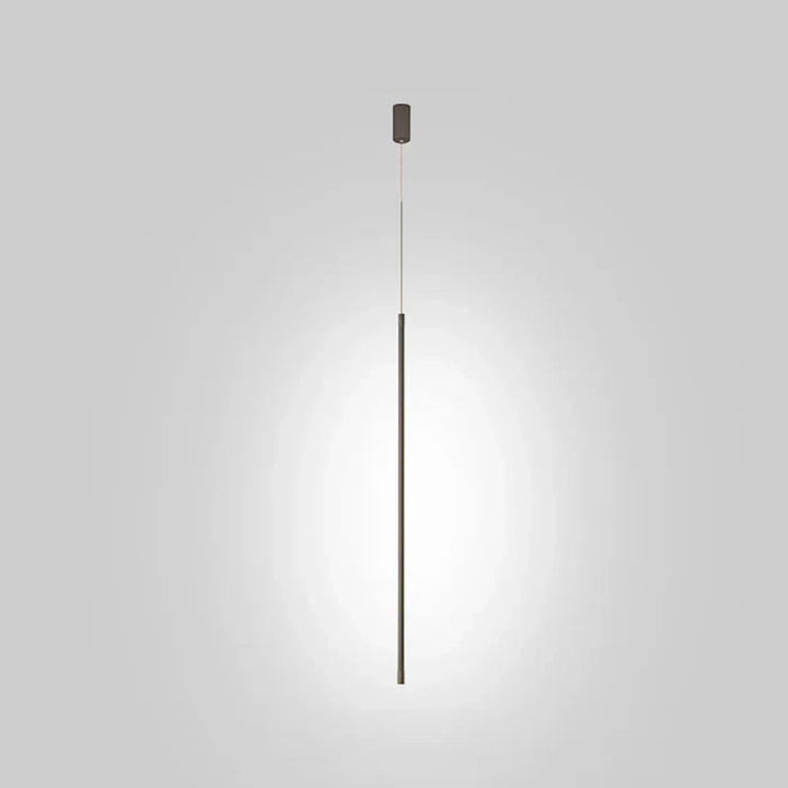 Smukła lampa wisząca LED w formie pionowej tuby