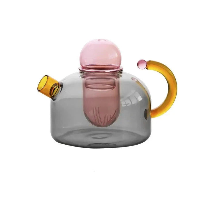 Czajnik szklany z zaparzaczem i filiżanką 400 ml