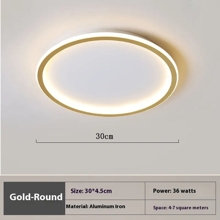 Lampa sufitowa LED ściemniana okrągła do salonu i sypialni