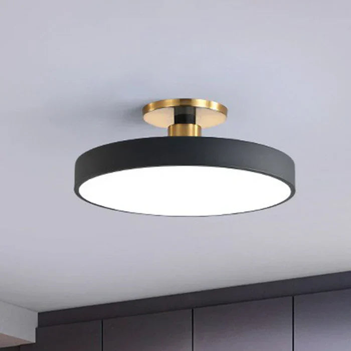 Lampa sufitowa LED plafon do sypialni i pokoju dziecięcego – okrągła, akryl