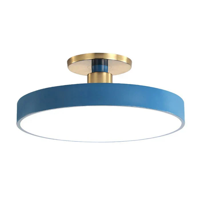 Lampa sufitowa LED plafon do sypialni i pokoju dziecięcego – okrągła, akryl