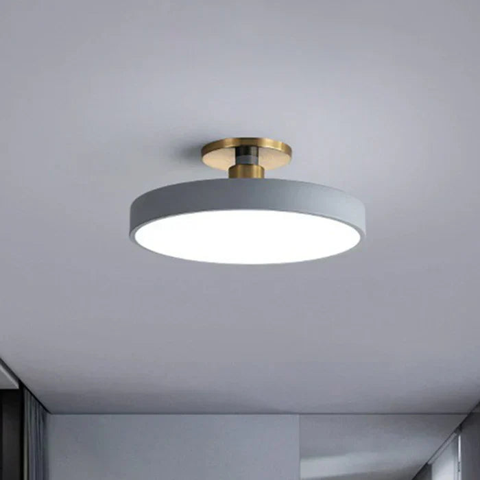 Lampa sufitowa LED plafon do sypialni i pokoju dziecięcego – okrągła, akryl