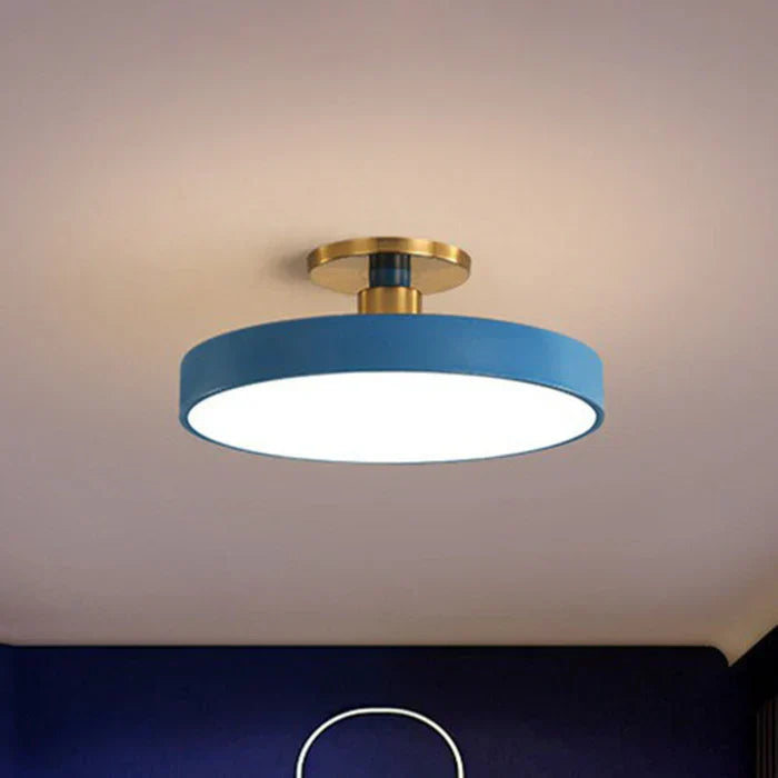 Lampa sufitowa LED plafon do sypialni i pokoju dziecięcego – okrągła, akryl