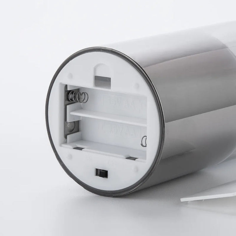 Świece LED w szklanym cylindrze z realistycznym płomieniem